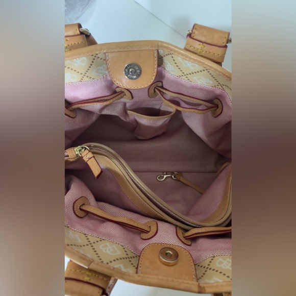 Dooney & Burke Patchwork Tote/Shoulder Bag - Picture 15 of 16